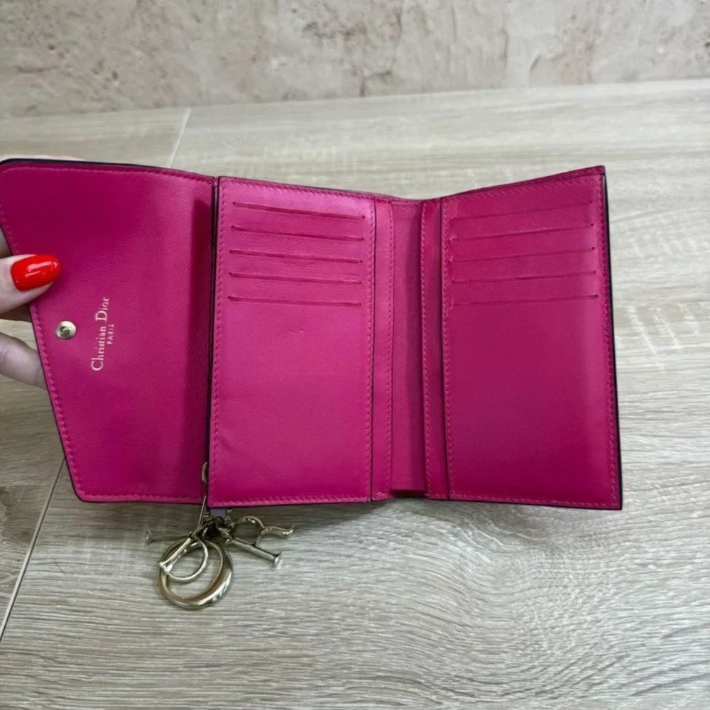 Dior Pink and Fuchsia Women's Wallet